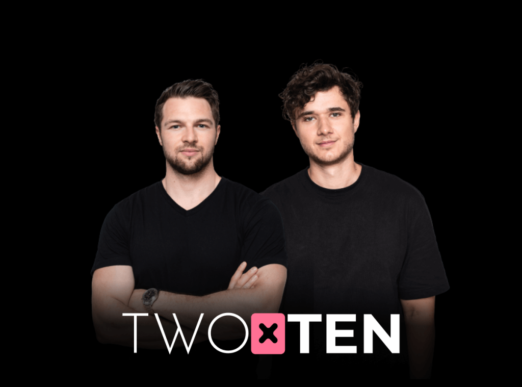 Moritz Miedler, Christoph Tockner and the TWOXTEN Logo