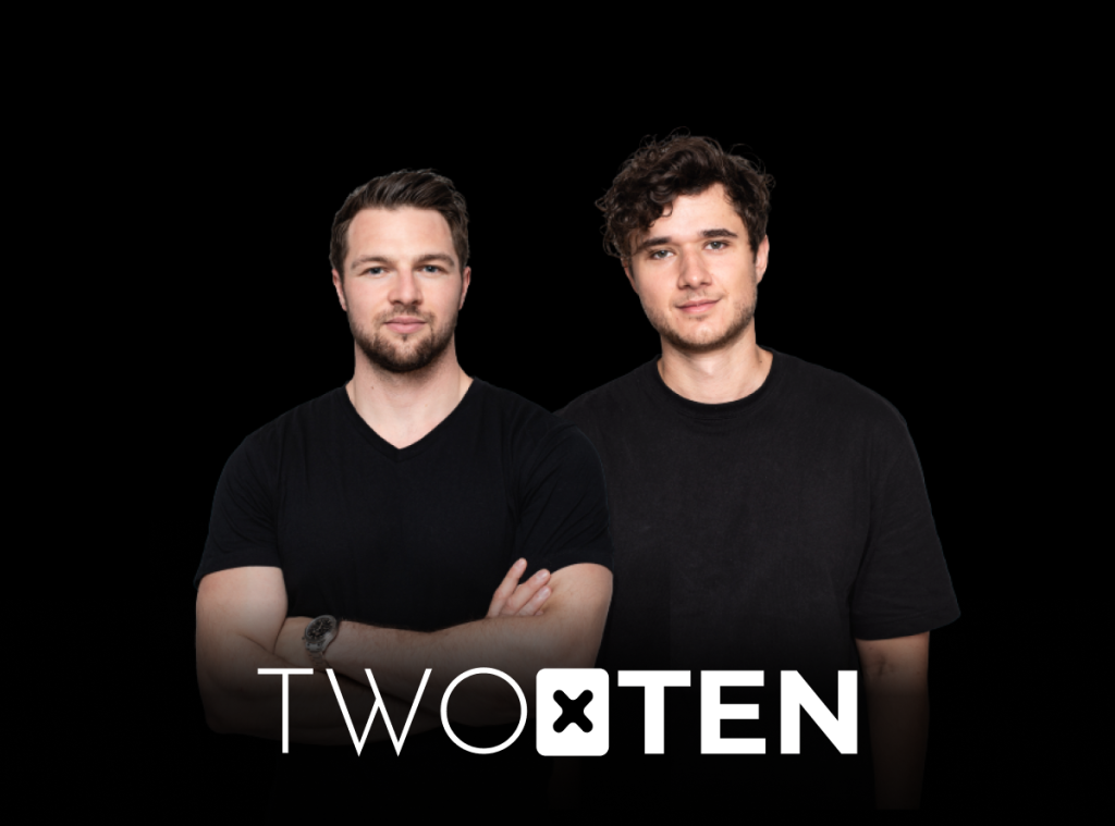 Moritz Miedler, Christoph Tockner and the TWOXTEN Logo